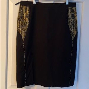 Black and gold Calvein Klein skirt